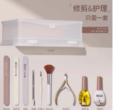 指甲钳8件套多功能指甲刀套装指甲剪美甲修眉耳工具